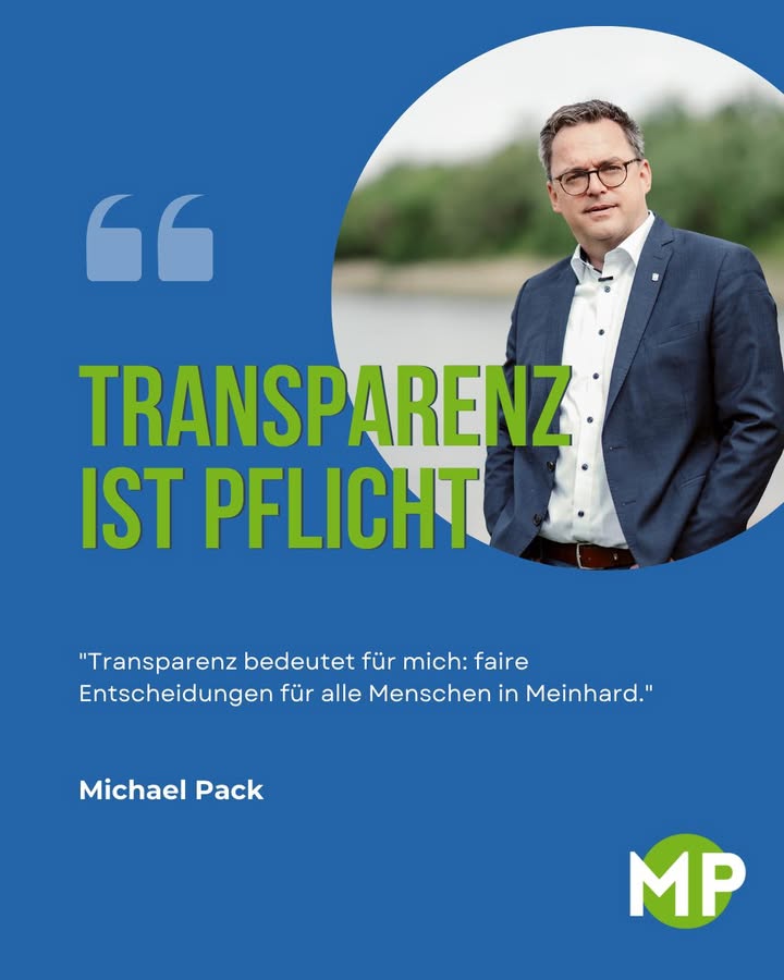 Transparenz bedeutet für mich